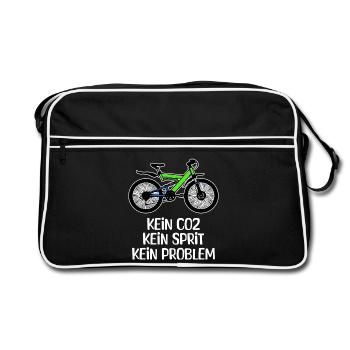 Bilan énergétique du ravitaillement en vélo Stockage d’énergie - Sac Retro - noir/blanc - Devant