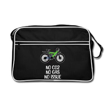 Énergie Stockage d’énergie Ravitaillement Statement Bike - Sac Retro - noir/blanc - Devant