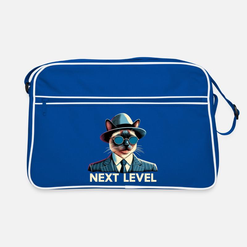 Siam Katze Siamkatze Next Level Anzug Geschenk Retro Tasche
