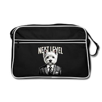 West Highland White Terrier Costume Next Level Gesch - Sac Retro - noir/blanc - Devant