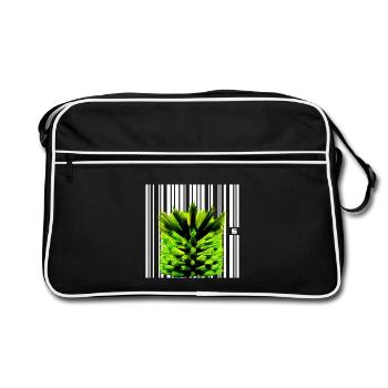 SPOT - KULT - Retro Bag - black/white - Front