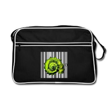SPOT - TOURIST - Retro Bag - black/white - Front