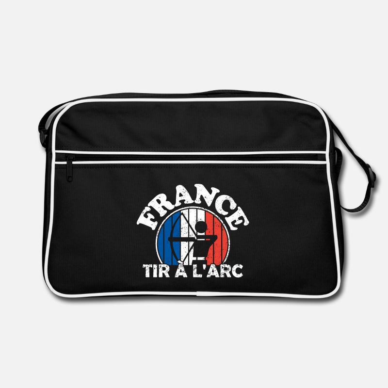 Tir à l'arc - Équipe de tir à l'arc de France. Sac Retro