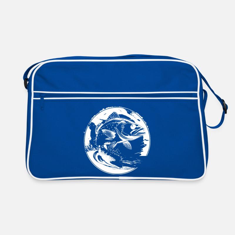Graphique de poisson Sac Retro