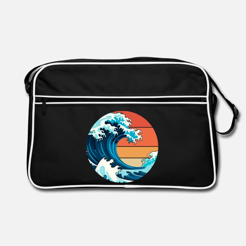 Japanische Welle Retro Tasche