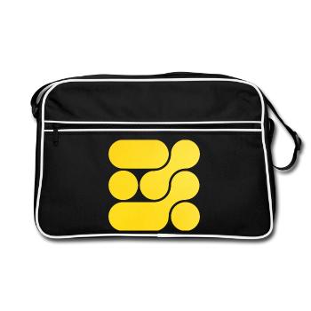 OCHOOO - Yellow - Retro Bag - black/white - Front