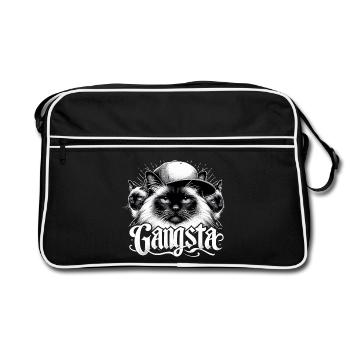 Chat Sacré de Birmanie Chat de Birmanie Trio Gangsta Gesche - Sac Retro - noir/blanc - Devant