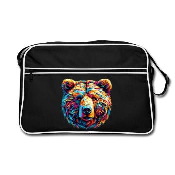 Ours - Sac Retro - noir/blanc - Devant