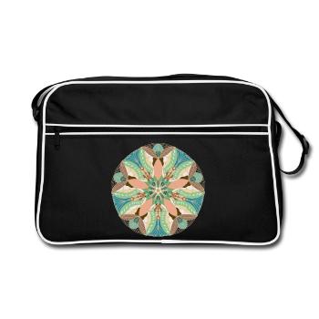 Le poisson et la lune - Sac Retro - noir/blanc - Devant