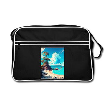 Ko Samui Thailand Thai Reise Poster Souvenir WPA - Retro Tasche - Schwarz/Weiß - Vorne