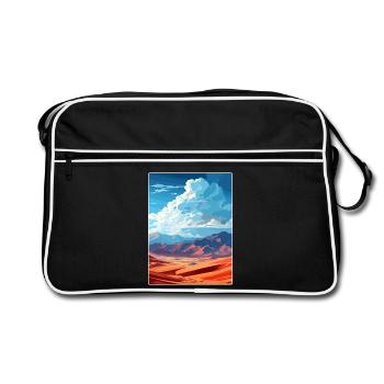 Great Sand Dunes National Park Colorado Travel WPA - Retro Bag - black/white - Front