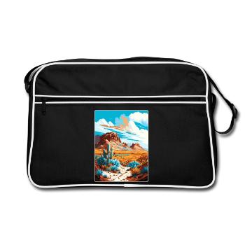 Big Bend National Park Travel Poster Souvenir WPA - Retro Bag - black/white - Front