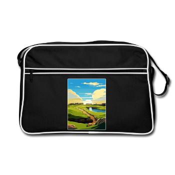 St Andrews Golf Course Scotland Andrew Travel Card - Retro Bag - black/white - Front