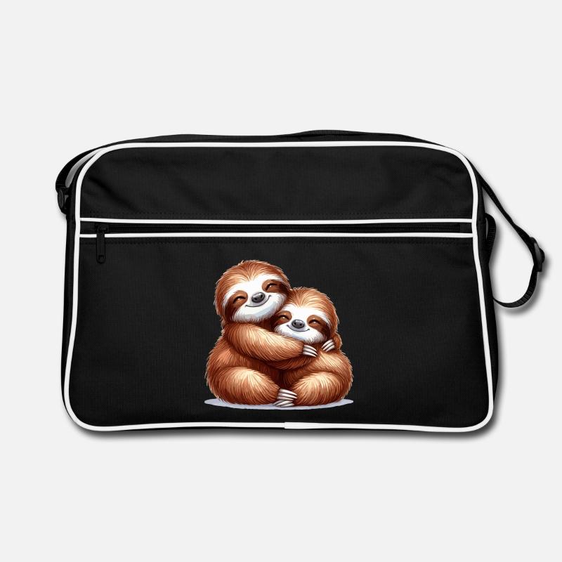 Sloths Sloth Snuggle Gift Retro Bag