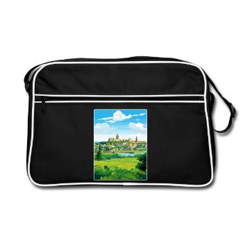 Avignon France Affiche de voyage Peinture Souvenir WPA - Sac Retro - noir/blanc - Devant