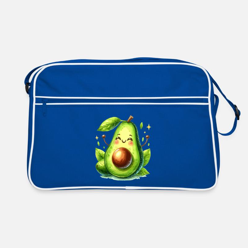 Avocado witzig positiv Optimismus Geschenk Retro Tasche