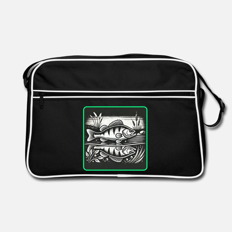 Perch predatory fish design Retro Bag