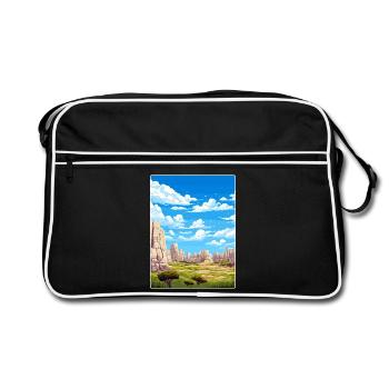 Carlsbad Caverns California Travel Poster Souvenir - Retro Bag - black/white - Front