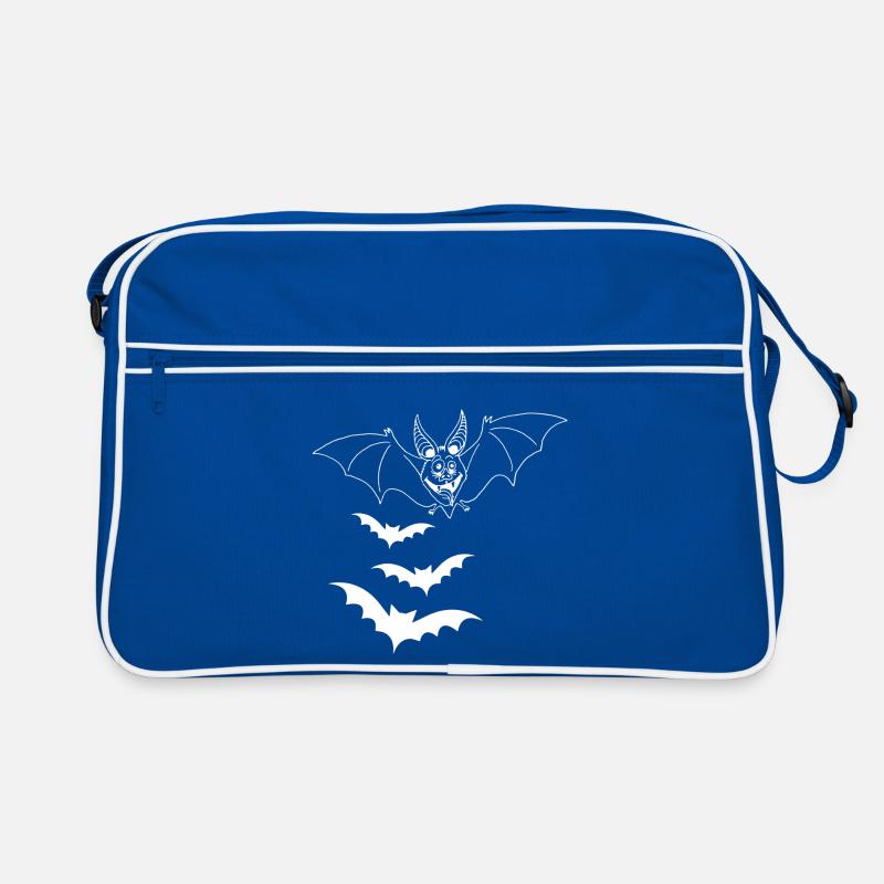 Chauve-souris vampire blanche Sac Retro