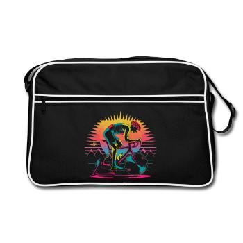 Retro Cyclist Turbo Trainer - Sac Retro - noir/blanc - Devant