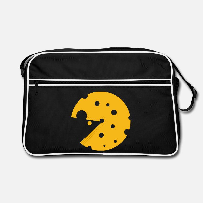 Käse oder eine Maus in dieser lustigen optischen Täuschung Retro Tasche