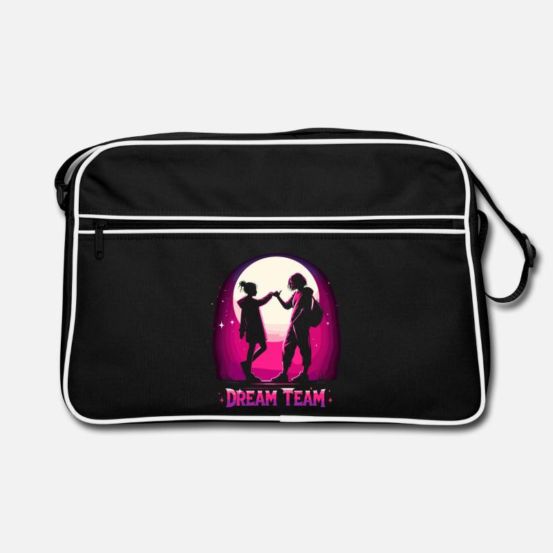 Mutter und Tochter cooles Traumteam Team Geschenk Retro Tasche
