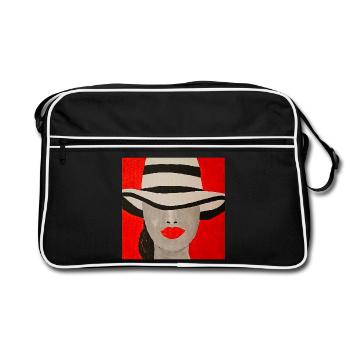 Stolz 2019 - Retro Tasche - Schwarz/Weiß - Vorne