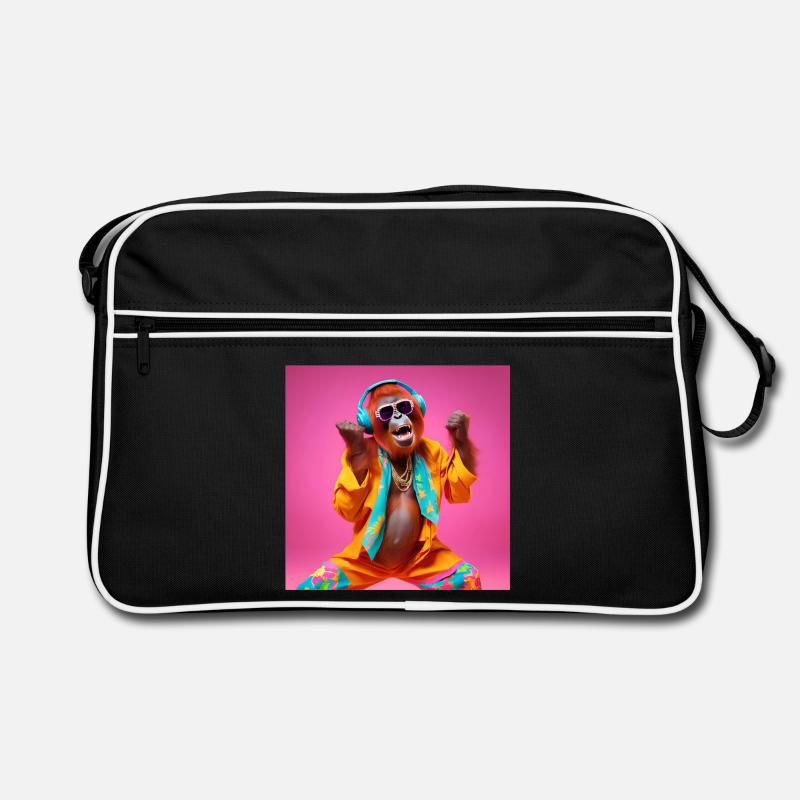 Orangutan, monkey, primate Retro Bag