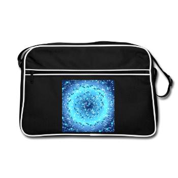 Sea Galaxy - Retro Bag - black/white - Front