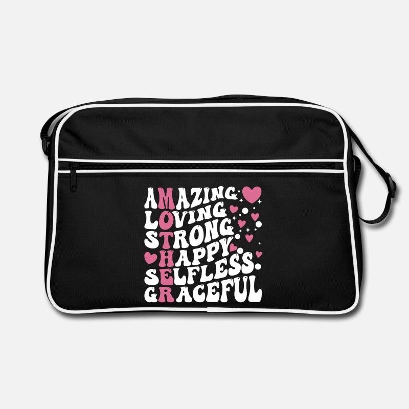 Die beste Mutter aller Zeiten Retro Tasche