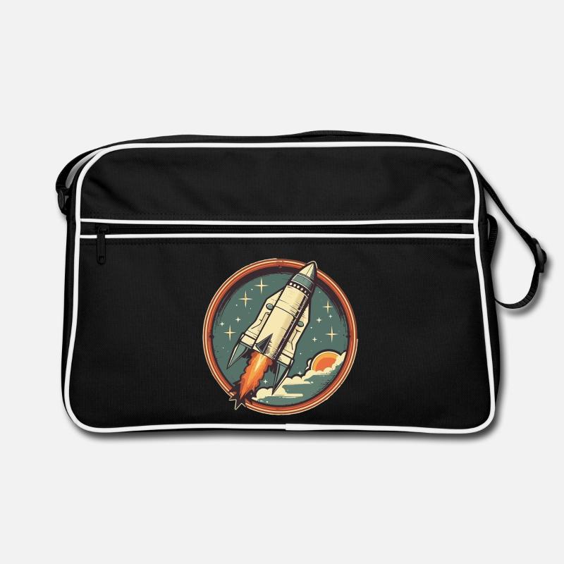 Fusée Rétro - Fusée Spatiale Sac Retro