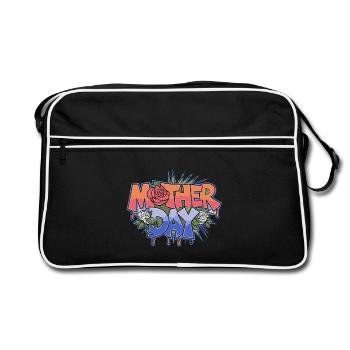 Graffiti Mother Day - Retro Bag - black/white - Front