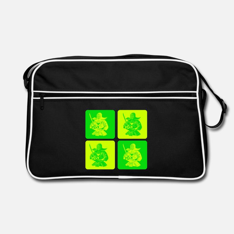 Pop Art Kendo Samurai Retro Tasche