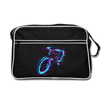 Vélo Vaporwave - Sac Retro - noir/blanc - Devant