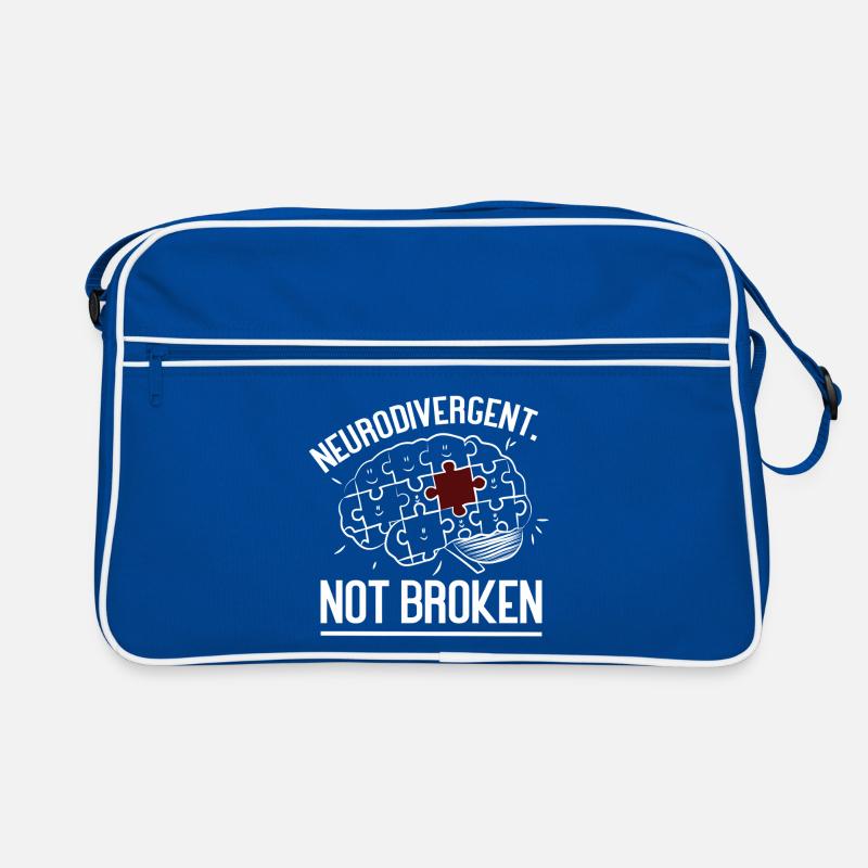 Neurodivergent Not Broken – Strong Mind Statement Sac Retro