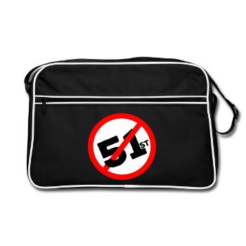 51st State No Way - Retro Bag - black/white - Front