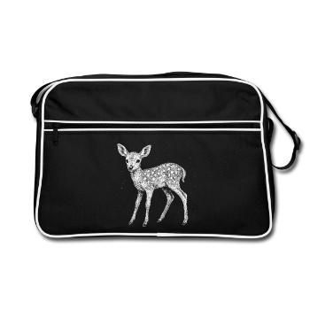 Fawn - Retro Bag - black/white - Front
