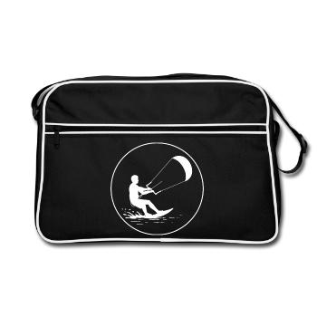Vent sous contrôle - Sac Retro - noir/blanc - Devant
