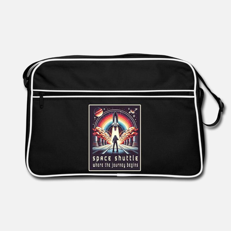 Space Shuttle - Die Reise beginnt Retro Tasche