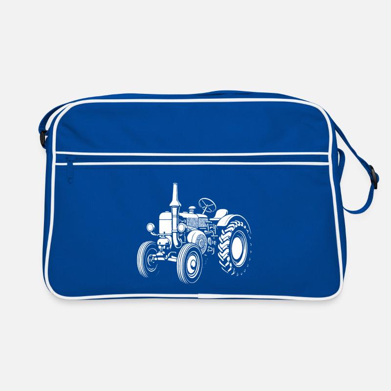 Nostalgischer Ackerheld Retro Tasche