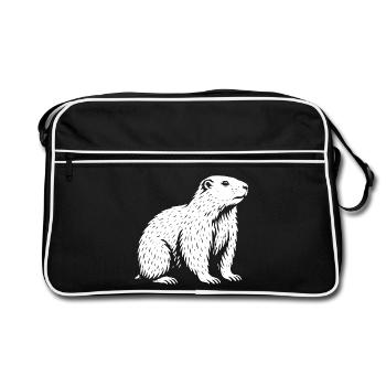 King of the Alpine Tranquility - Retro Bag - black/white - Front
