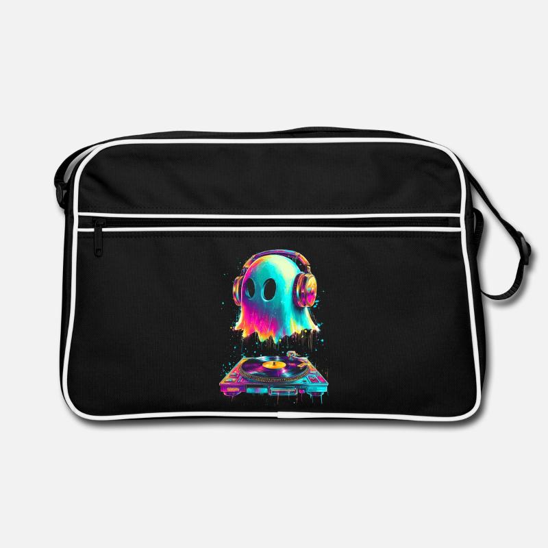 DJ Ghost - Retro Bag - black/white