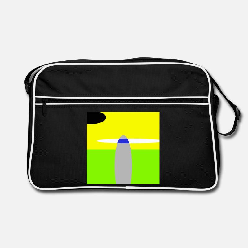 Space Landscape Retro Bag