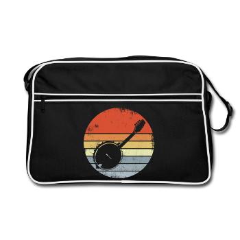 Croquis de banjo vintage - Sac Retro - noir/blanc - Devant
