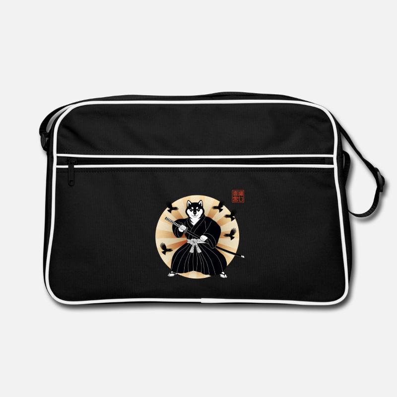 Shiba Samurai Retro Tasche