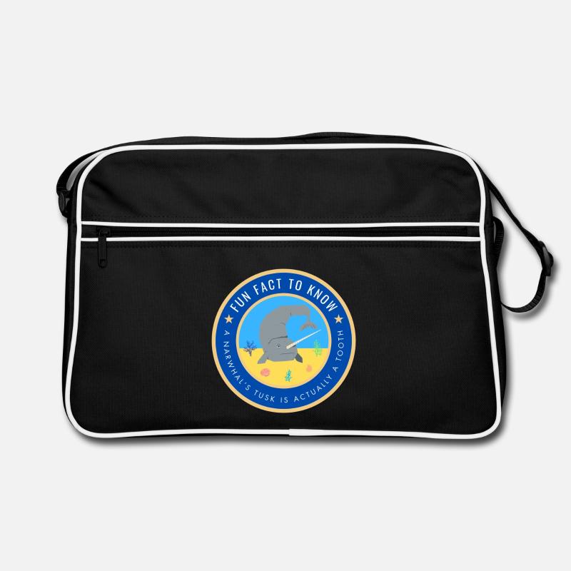 A Narwhal's tusk is actually a tooth Retro Bag