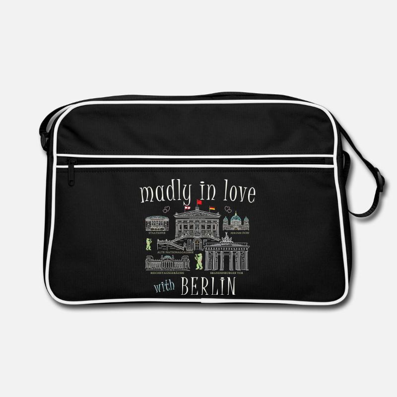 Berlin, Dessin À La Main Sac Retro
