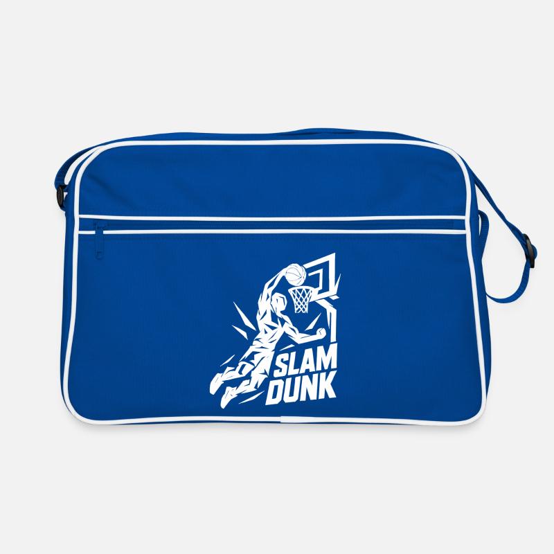 Basketball Slam Dunk Throw Player Dunking Gift Retro Bag