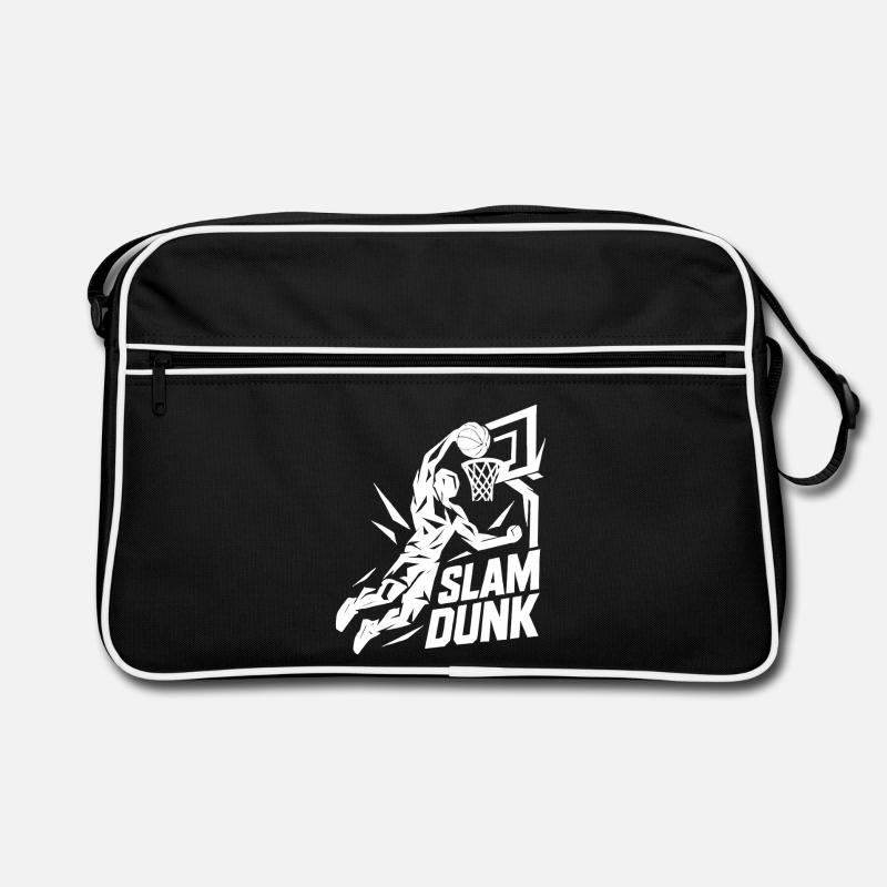 Basketball Slam Dunk Throw Player Dunking Gift Retro Bag