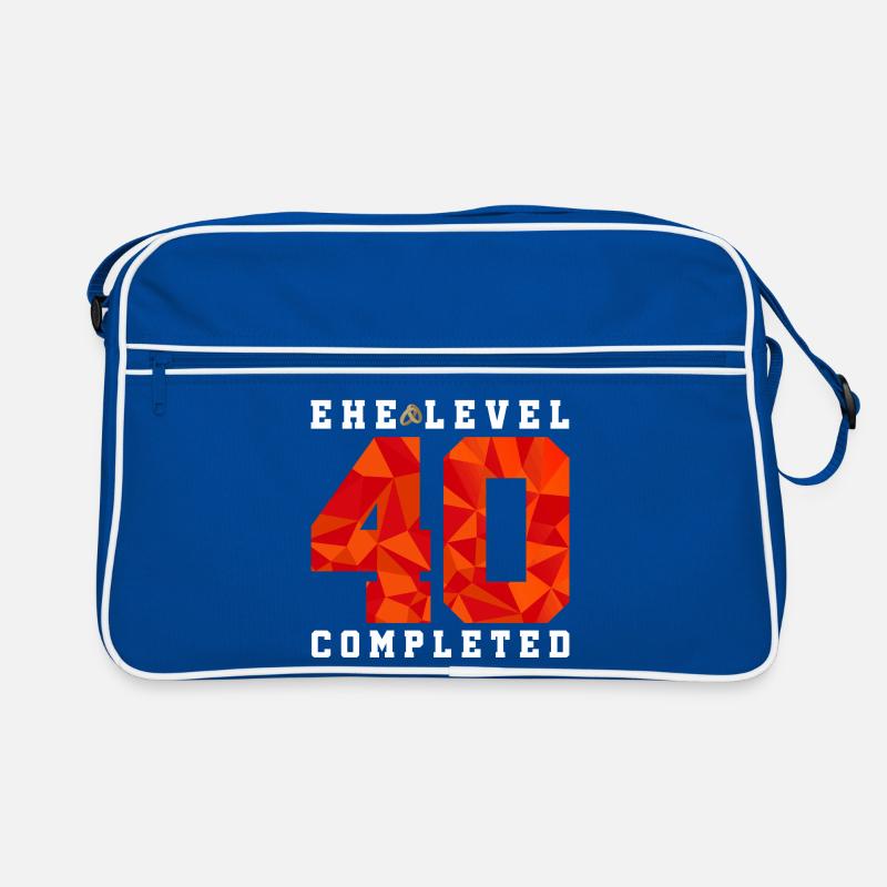 40th Wedding Anniversary Retro Bag